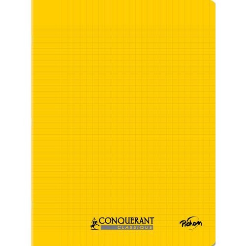 Cahier polypropylène 96 pages 90g seyes 24x32 cm  - jaune - Image principale
