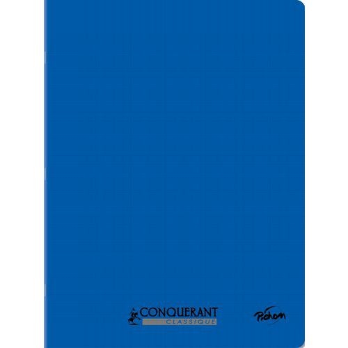 Cahier polypropylène 96 pages 90g seyes 24x32 cm  - bleu - Image principale