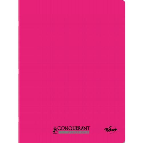 Cahier polypropylène 90g 96 pages seyes 24x32 cm - rose - Image principale