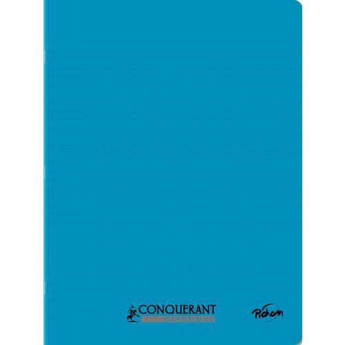 Cahier polypropylène 90g 96 pages seyes 24x32 cm - Turquoise - Image principale