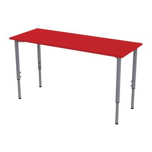 Table Géométra rectangulaire 130x50 cm - Manutan Expert - Image principale