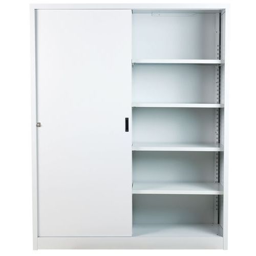 Armoire à monter porte coulissante - Haute - L 180 cm - Manutan Expert - Image 9