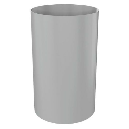 Corbeille à papier Métal 40 L Ø 32 cm Gris - Image principale