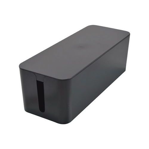 Grande boite cache multiprise noir pour rangement de câbles - Image principale