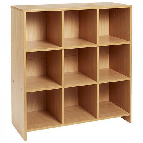 Meuble haut à grandes cases - Teinte Hêtre - Image principale