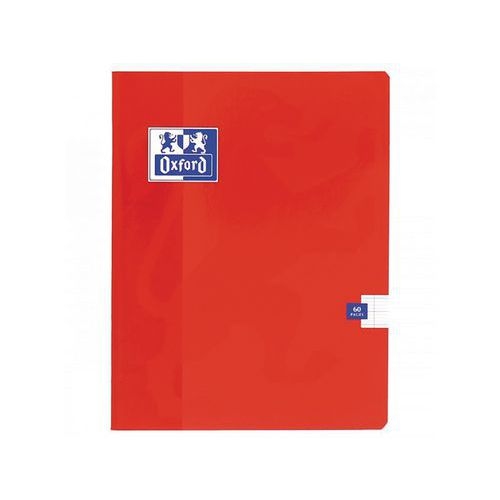 OXFORD Cahier Color Life 17x22cm Grands Carreaux Seyès 60 Pages Agrafées Couverture Carte Coloris Assortis - Image principale