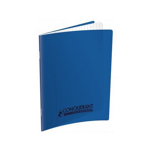 Cahier 17x22 seyes 140 pages agrafées polypropylène - Conquerant - Image principale