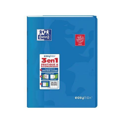 Cahier easybook 96 pages agrafées 24x32cm seyes - Oxford - Image principale