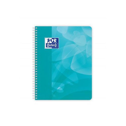OXFORD Cahier Lagoon 17x22cm Petits Carreaux 5mm 100 Pages Reliure Intégrale Couverture Polypro Coloris Assort - Image principale