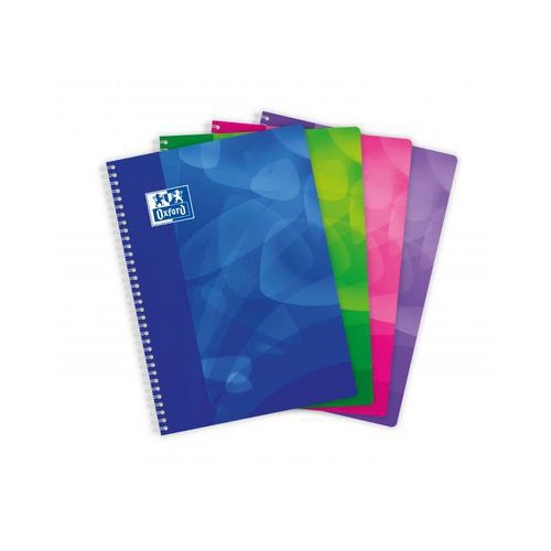 OXFORD Cahier Lagoon A4 Petits Carreaux 5mm 160 Pages Reliure Intégrale Couverture Polypro Coloris Assortis - Image principale