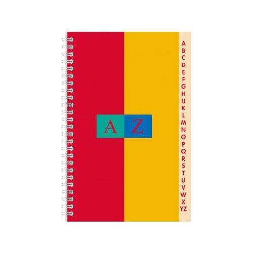 CONQUERANT Répertoire 11x17cm Petits Carreaux 5mm 100 Pages Reliure Intégrale Couverture Carte Recyclée Colori - Image principale
