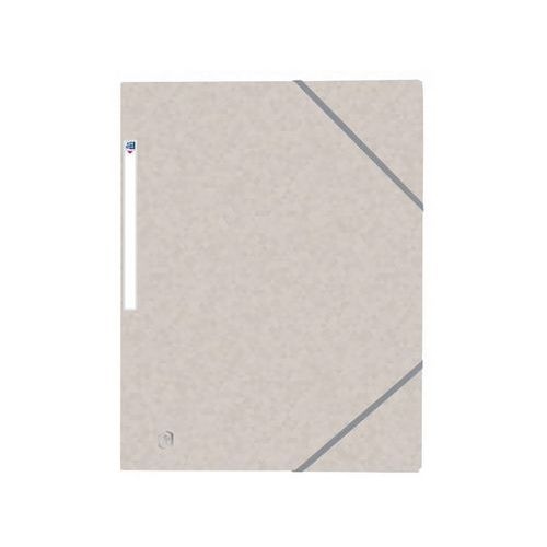 OXFORD Chemise 3 Rabats Top File + A4 avec Elastique Couverture Carte Beige - Image principale