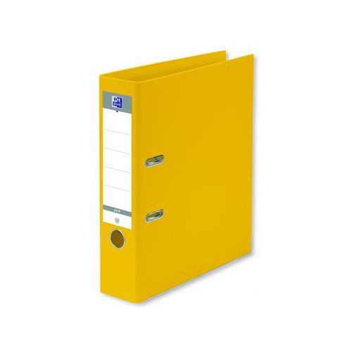 OXFORD Classeur à Levier Smart Pro+ A4XL Dos 80mm 2 Anneaux en D Couverture Polypro Rembordée Jaune - Image principale