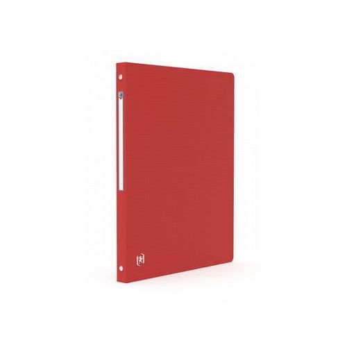 OXFORD Classeur Memphis A4 Dos 20mm 4 Anneaux Ronds Couverture Polypro Rouge - Image principale