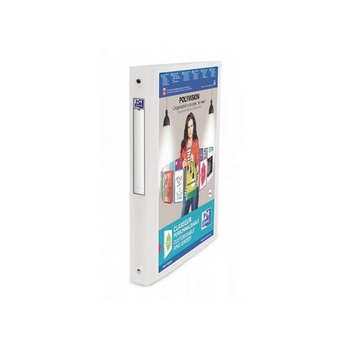 Classeur Oxford Polyvision format A4 dos 30mm 4 anneaux ronds - Image principale
