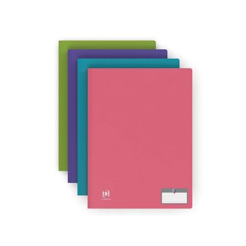 OXFORD Protège-Documents Memphis A4 60 vues / 30 pochettes Couverture Polypro Coloris Assortis - Image principale