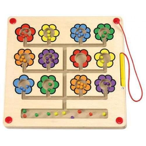 Jeu magnétique en bois : Les fleurs - Image principale