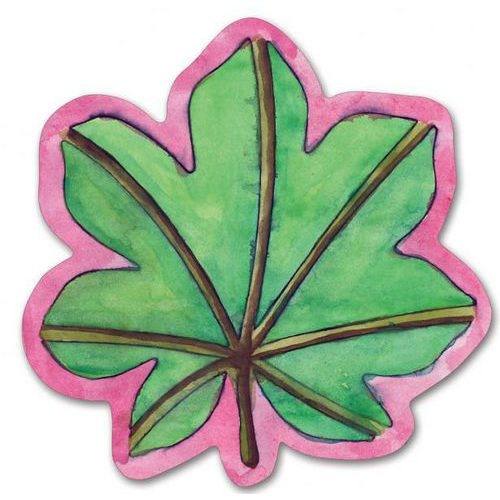 Ensemble de 12 pochoirs variétés de feuilles d'arbres 200 x 200 mm - Image 4