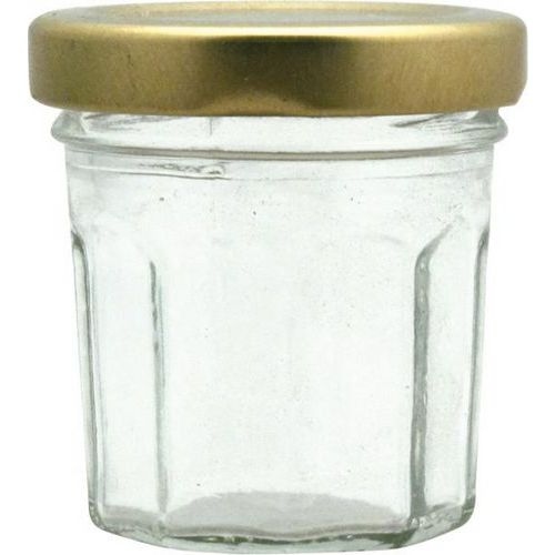 Lot 12 mini pots de confiture avec couvercle métal - Image 2