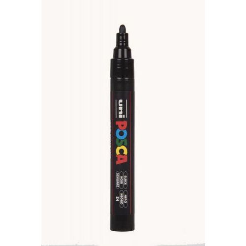 Marqueur POSCA PC5M pointe moyenne ogive 1,8 -2,5 mm - NOIR - Image 6