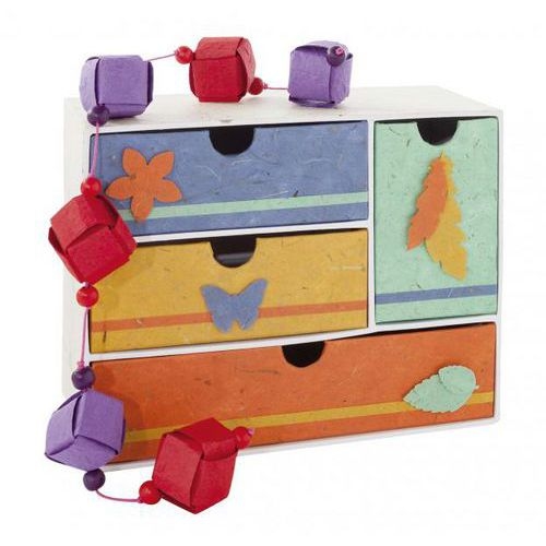 Pochette 18 feuilles papier nature, 23 x 33 cm - Image 2