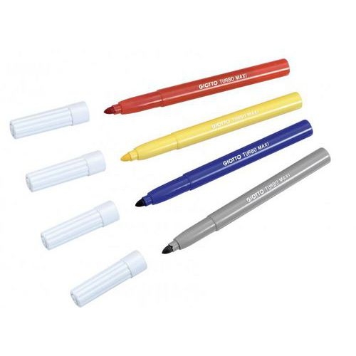 Pot plastique 48 feutres pointe extra large - Image 2