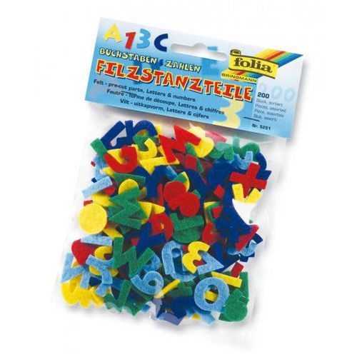 Ensemble 540 pièces en feutrine prédécoupées à coller - Image 2