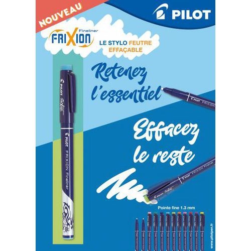 Stylo roller FriXion ball Pilot pointe 0.7 mm - rouge - Image 2