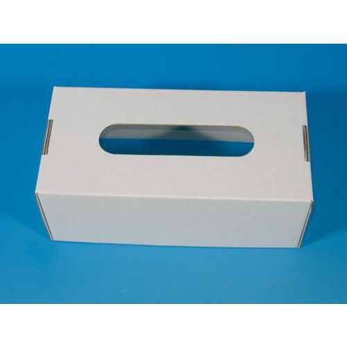 Boite de mouchoirs en carton blanc à décorer (Lot de 10) - Image 2