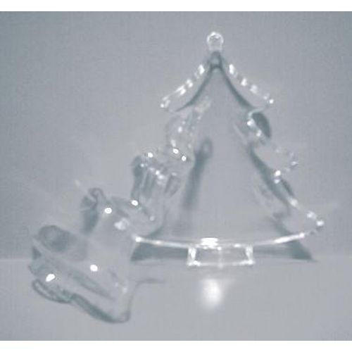 Sapin plastique 90 mm (Lot de 6) - Image 2