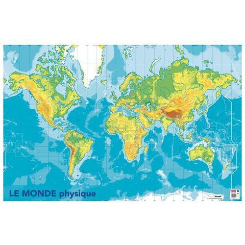 Carte muette recto/verso monde - Image 2