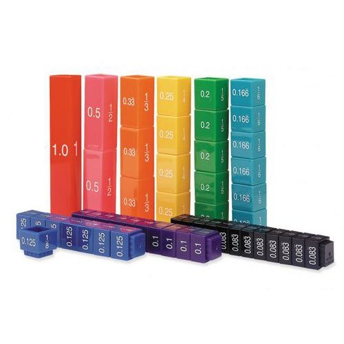 Kit d équivalence des cubes fraction tower - Image principale