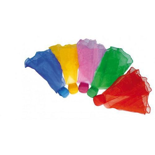Lot 6 foulards lestés coloris assortis - Image 2