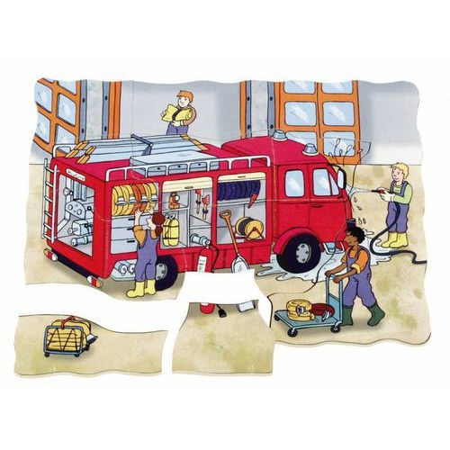 Puzzle à 4 niveaux 'les pompiers' - Image 4
