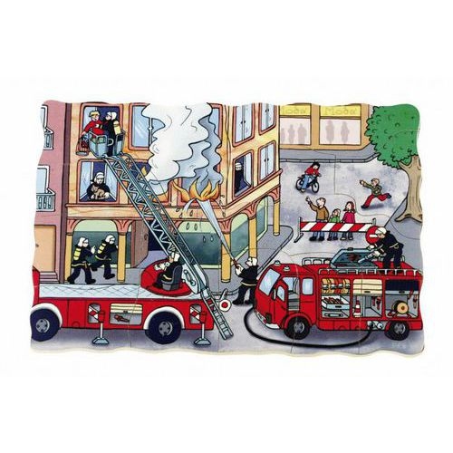 Puzzle à 4 niveaux 'les pompiers' - Image 3