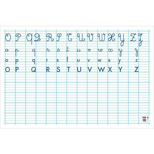 Tableau effaçable à sec 80 x 120 cm alphabet et seyes recto-verso - Image 2