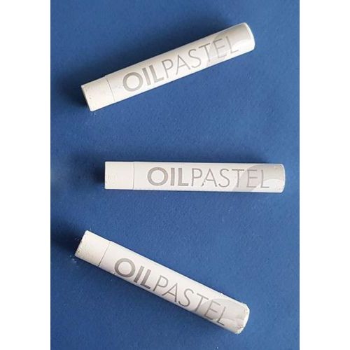 Pastel blanc 70 mm Ø 10 mm (Boîte de 6) - Image 2