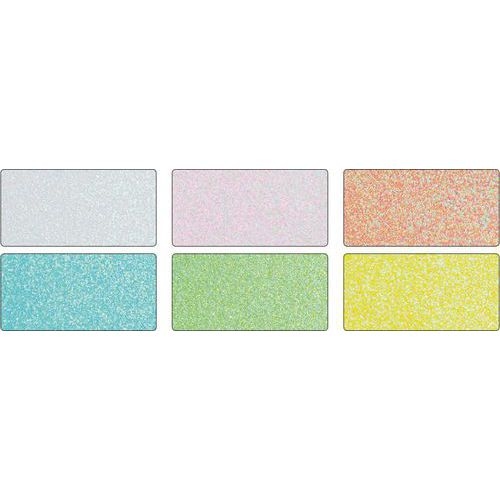 Pochette de 6 feuilles 17 x 24.5 cm carton pailleté pastel 300 g - Image 3