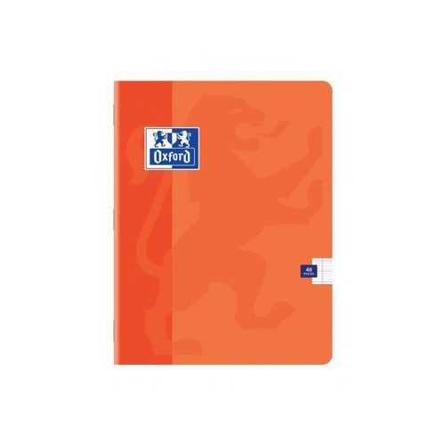 OXFORD Cahier Color Life 17x22cm Grands Carreaux Seyès 48 Pages Agrafées Couverture Carte Coloris Assortis - Image 5