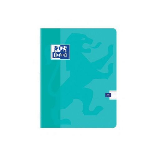 OXFORD Cahier Color Life 17x22cm Grands Carreaux Seyès 48 Pages Agrafées Couverture Carte Coloris Assortis - Image 3