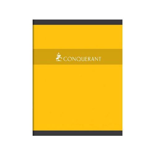 CONQUERANT Cahier de Devoirs 17x22cm Grands Carreaux Seyès 60 Pages Agrafées Couverture Carte Coloris Assortis - Image 5