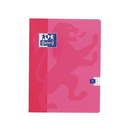 OXFORD Cahier Color Life 17x22cm Grands Carreaux Seyès 60 Pages Agrafées Couverture Carte Coloris Assortis - Image 2