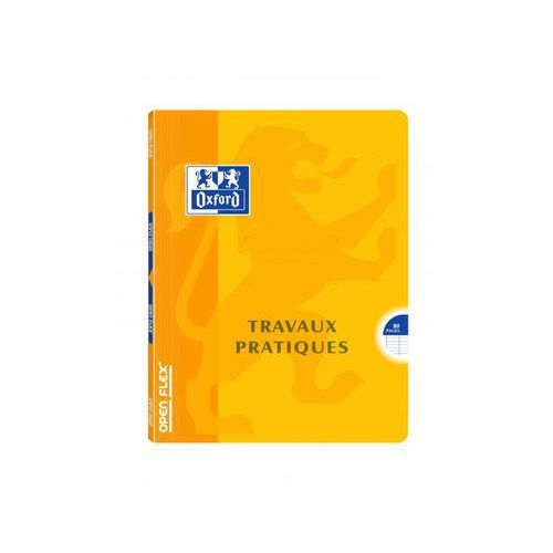 OXFORD Cahier de Travaux Pratiques OpenFlex 17x22cm Grands Carreaux Seyès/Uni Blanc 80 Pages Agrafées Couvertu - Image 4
