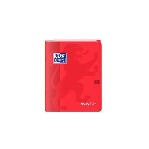 OXFORD Cahier EasyBook 17x22cm Grands Carreaux Seyès 96 Pages Agrafées Couverture Polypro Rouge - Image 4