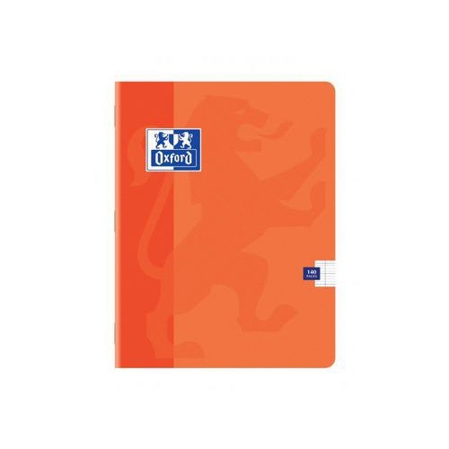 OXFORD Cahier Color Life 17x22cm Grands Carreaux Seyès 140 Pages Agrafées Couverture Carte Coloris Assortis - Image 5