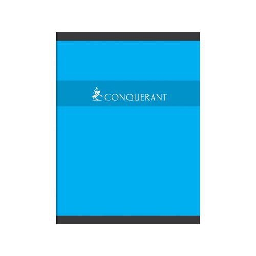 CONQUERANT Cahier 24x32cm Grands Carreaux Seyès 48 Pages Agrafées Couverture Carte Coloris Assortis - Image 4