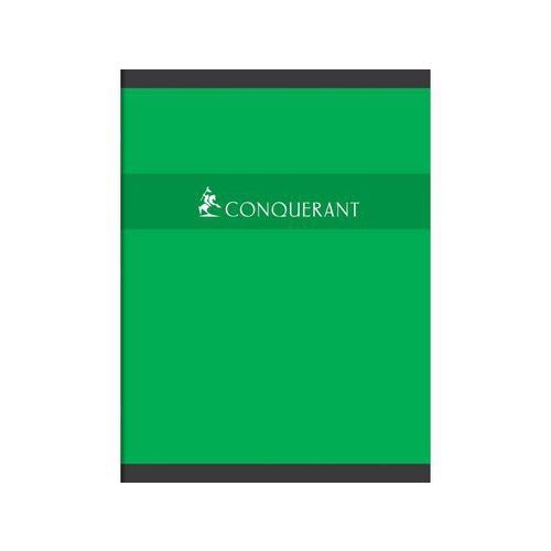 CONQUERANT Cahier 24x32cm Grands Carreaux Seyès 48 Pages Agrafées Couverture Carte Coloris Assortis - Image 2