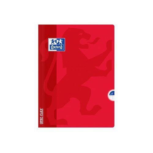 OXFORD Cahier OpenFlex 24x32cm Grands Carreaux Seyès 48 Pages Agrafées Couverture Polypro Coloris Assortis - Image 2