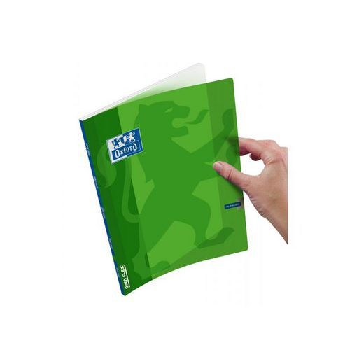 OXFORD Cahier OpenFlex 24x32 Grands Carreaux Seyès 96 Pages Agrafées Couverture Polypro Vert - Image 2