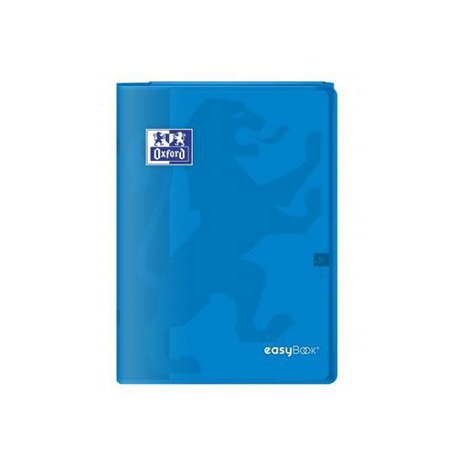 OXFORD Cahier EasyBook A4 Petits Carreaux 5mm Margés 96 Pages Agrafées Couverture Polypro Coloris Assortis - Image 4